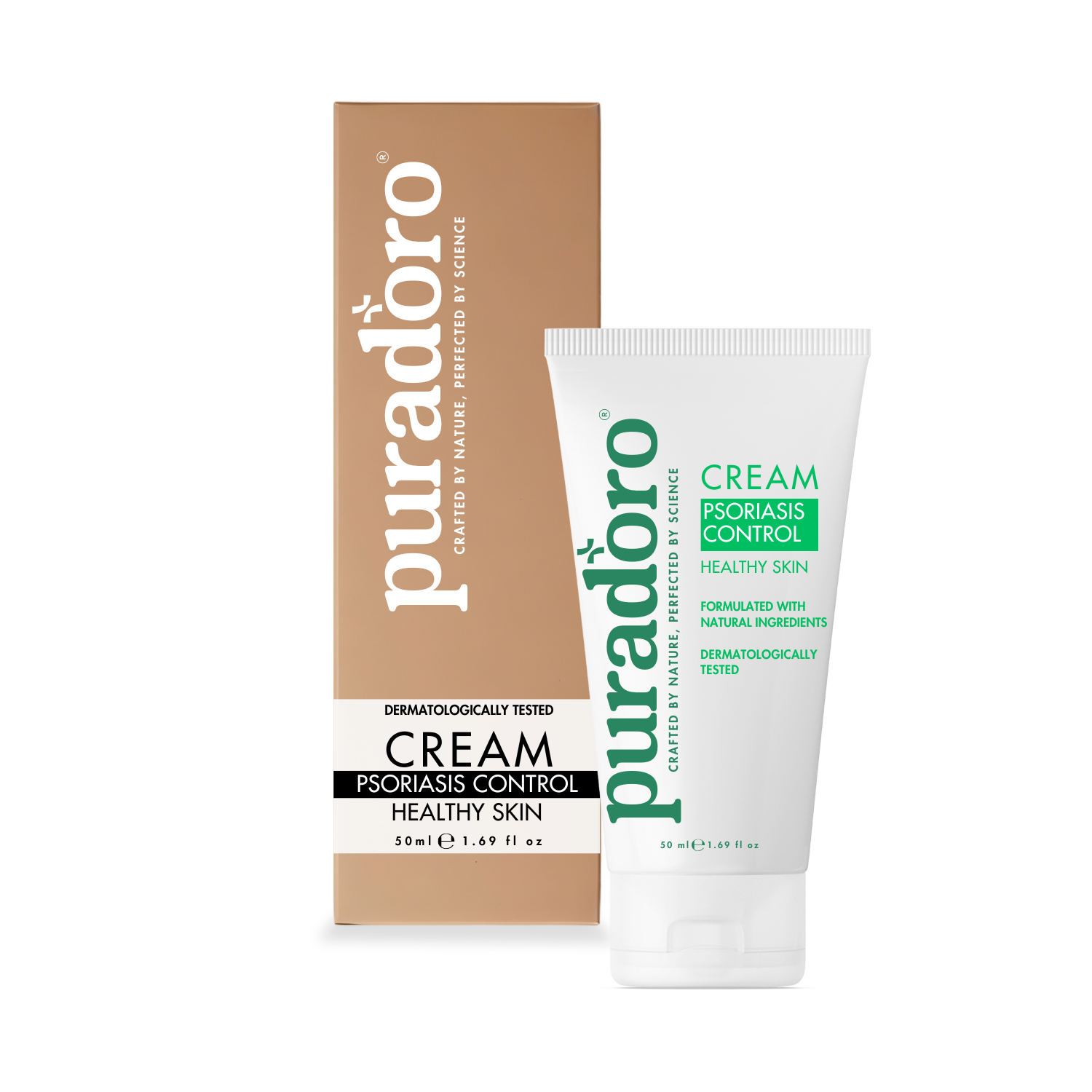 psoriasis_cream3_white Psoriasis Cream & Healthy Skin – Reduces flaking, itching, and redness 50ml - Image 1